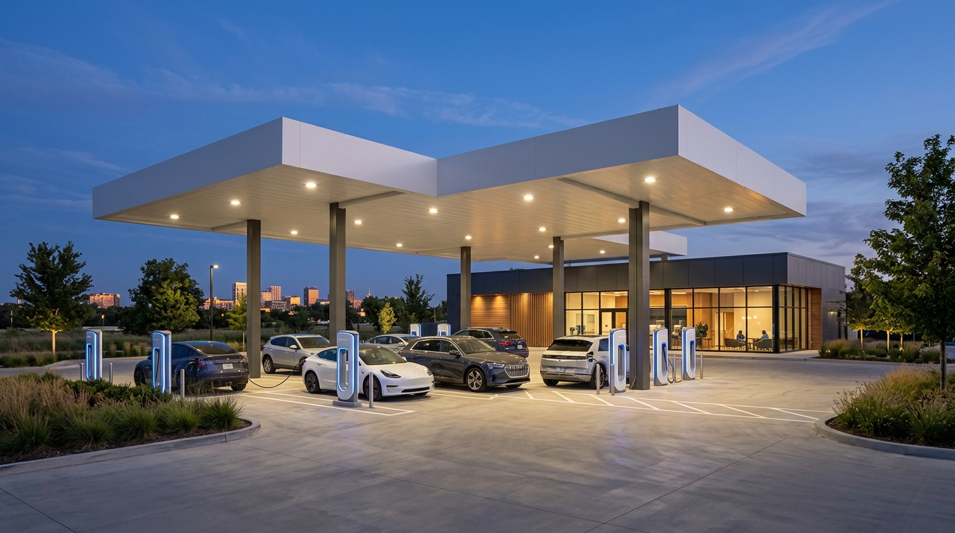 Fast-Charging Strategies for High-Traffic Fuel Stations