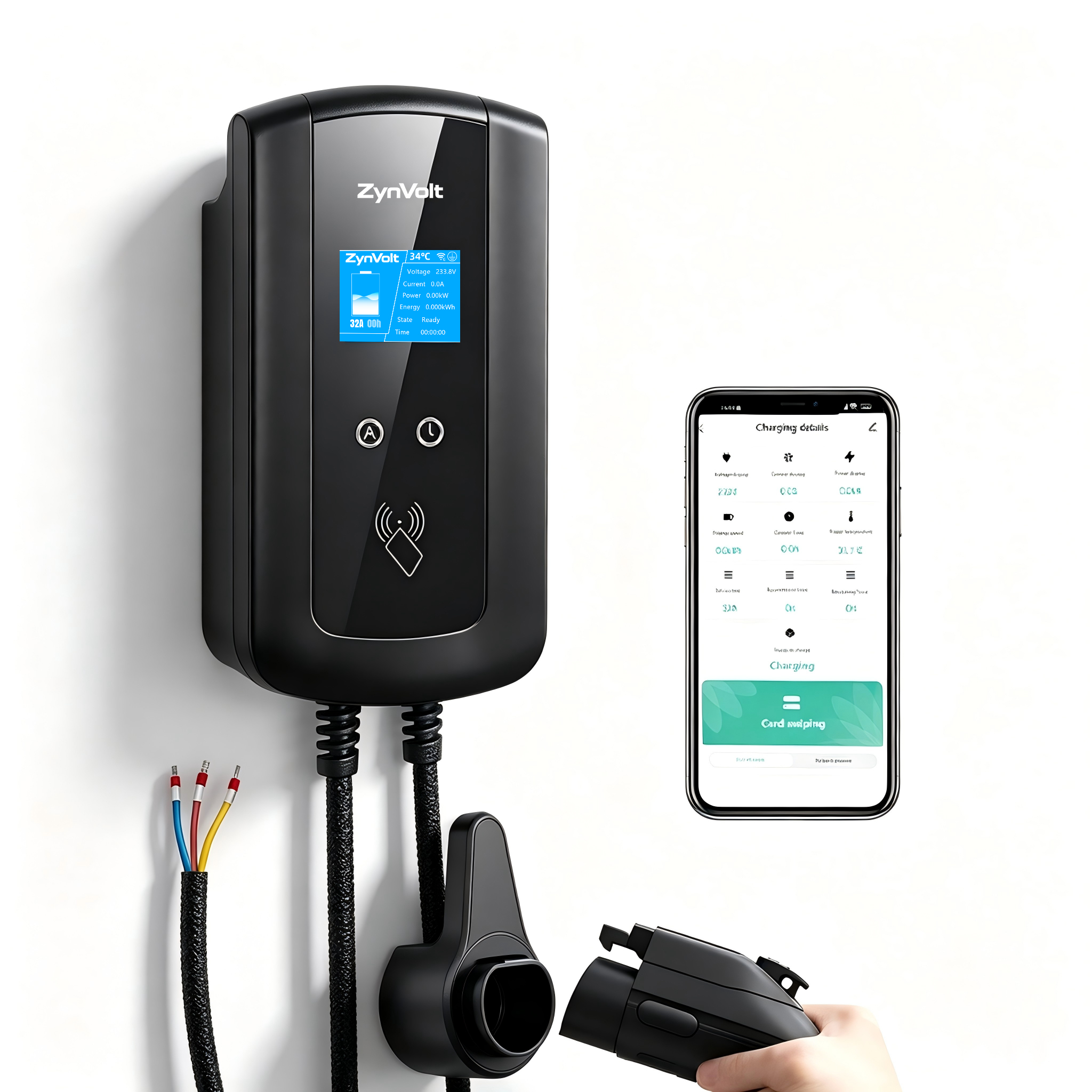 ZYNVOLT Wall-mounted AC EV Charger